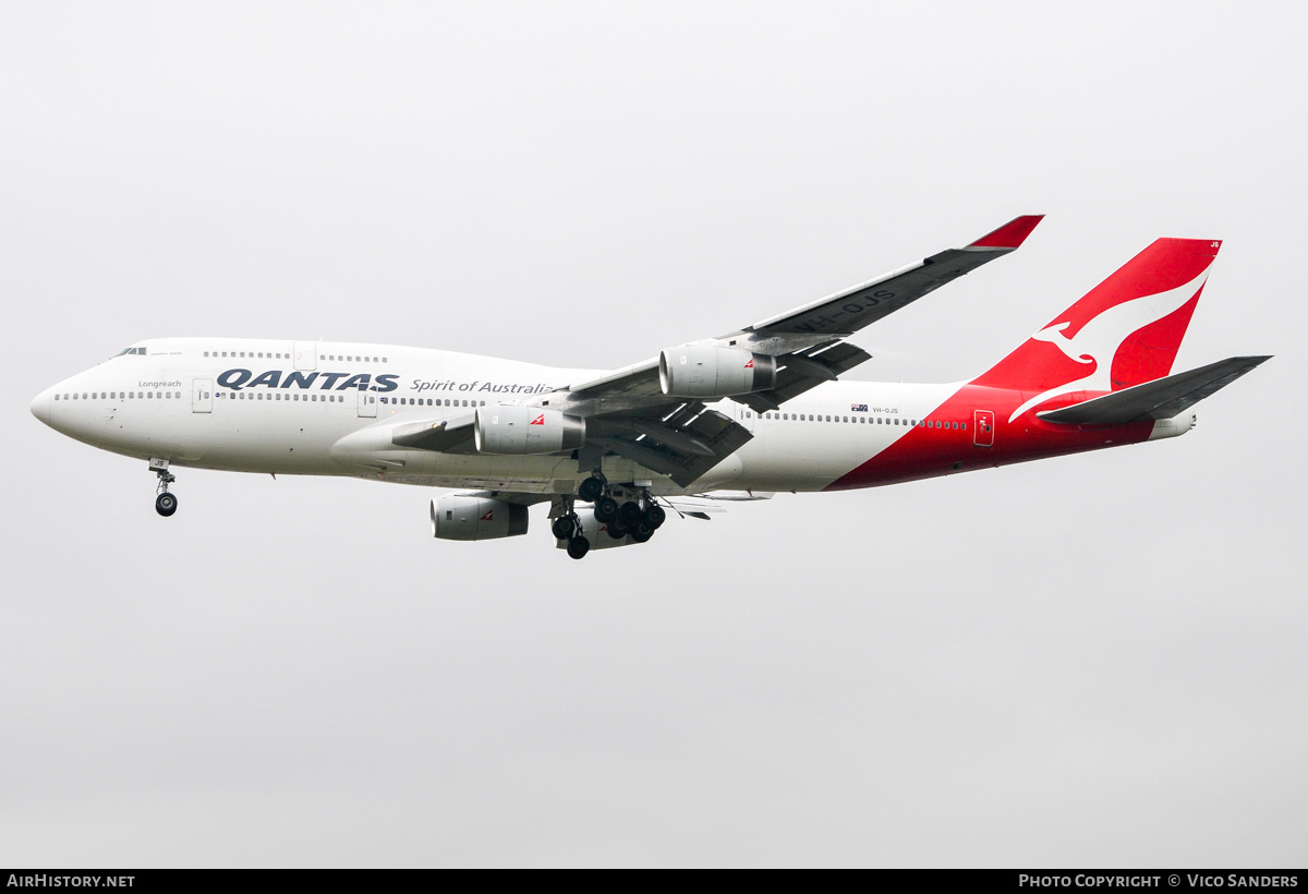 Aircraft Photo of VH-OJS | Boeing 747-438 | Qantas | AirHistory.net #870875