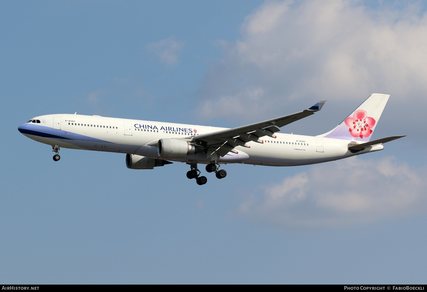 Aircraft Photo of B-18360 | Airbus A330-302E | China Airlines | AirHistory.net #870883
