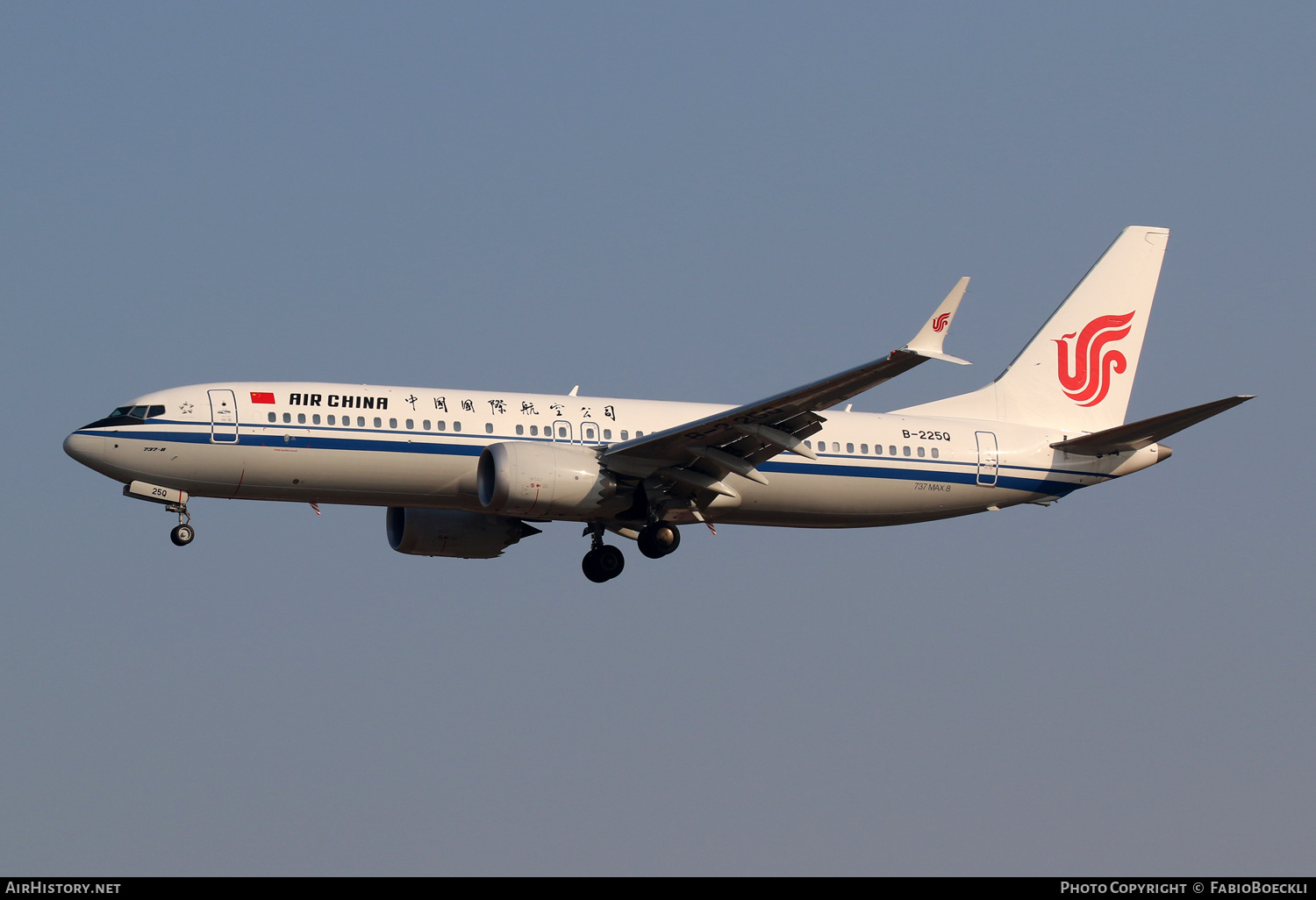 Aircraft Photo of B-225Q | Boeing 737-8 Max 8 | Air China | AirHistory.net #870884