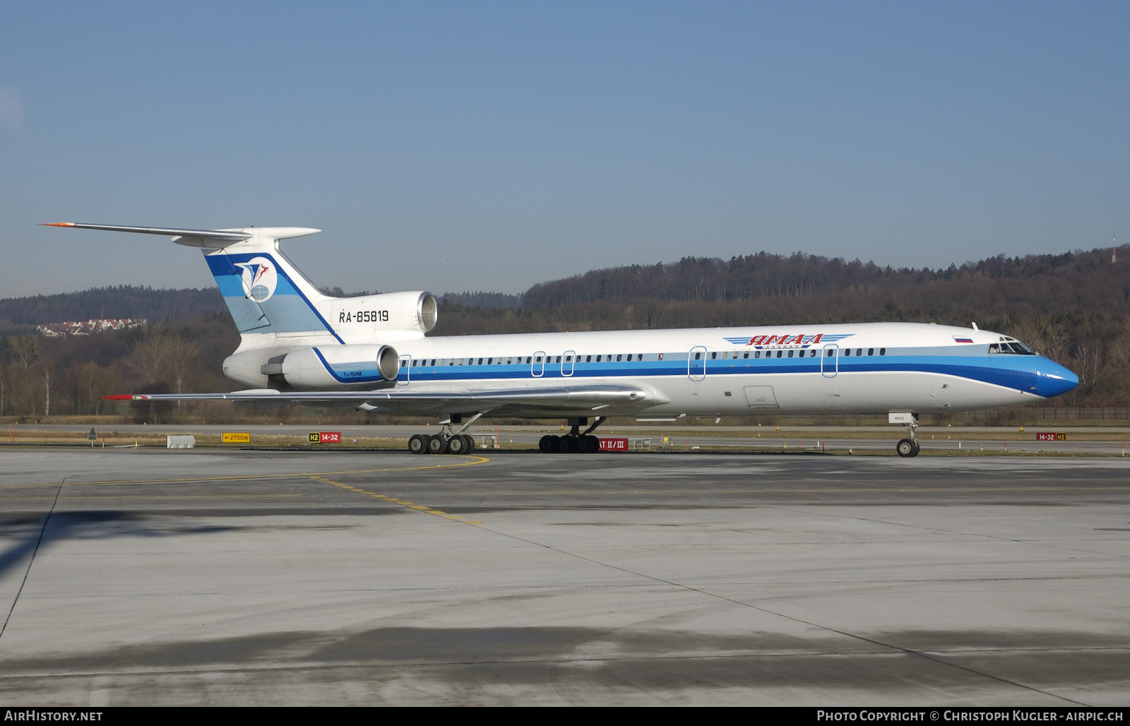 Aircraft Photo of RA-85819 | Tupolev Tu-154M | Yamal Airlines | AirHistory.net #870928