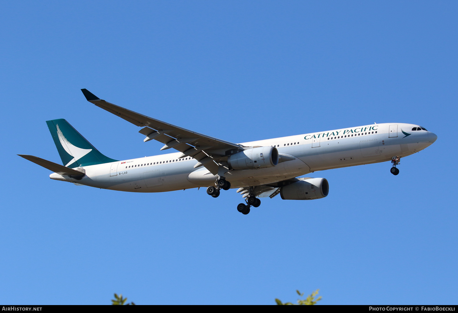 Aircraft Photo of B-LAQ | Airbus A330-343 | Cathay Pacific Airways | AirHistory.net #870960
