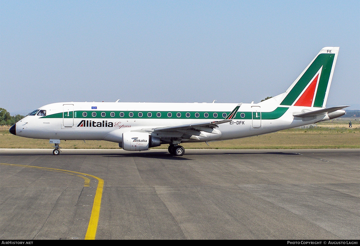 Aircraft Photo of EI-DFK | Embraer 170LR (ERJ-170-100LR) | Alitalia Express | AirHistory.net #870977