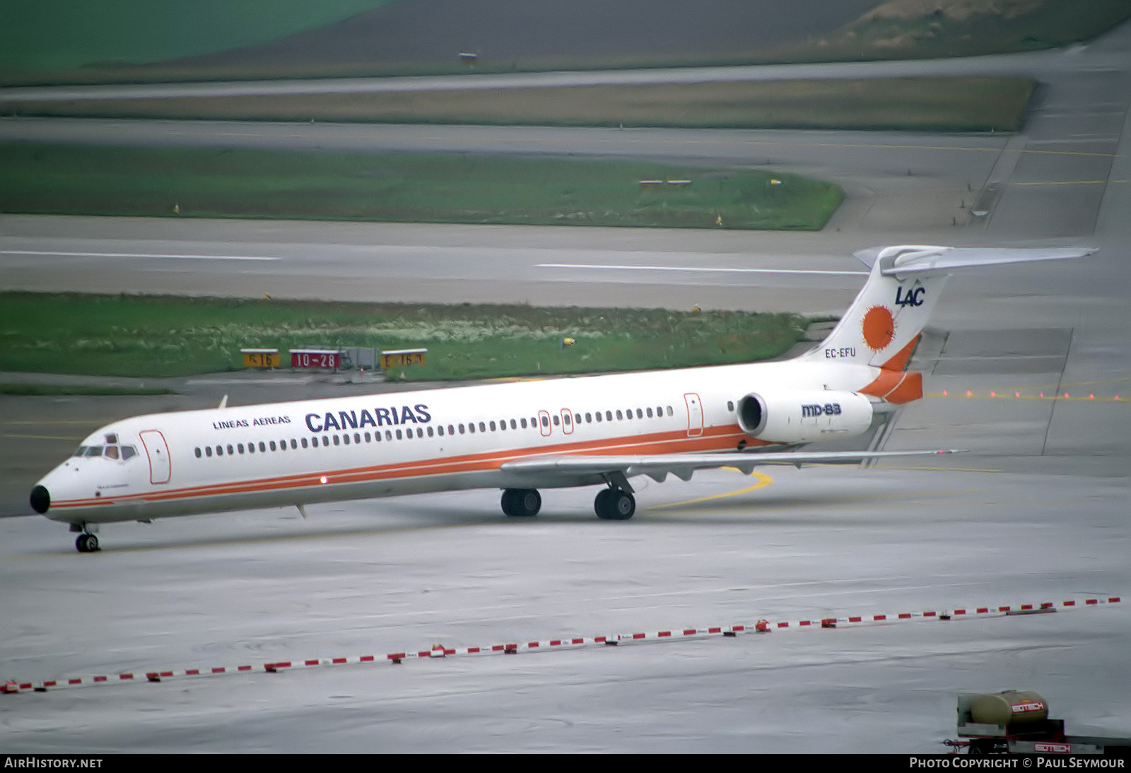Aircraft Photo of EC-EFU | McDonnell Douglas MD-83 (DC-9-83) | Líneas Aéreas Canarias - LAC | AirHistory.net #871005