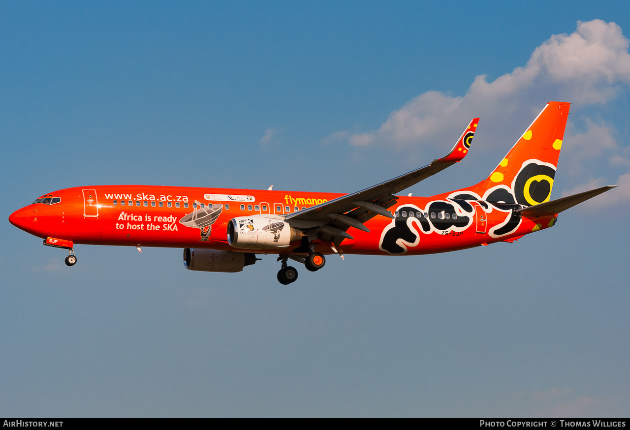 Aircraft Photo of ZS-SJP | Boeing 737-8BG | Mango Airlines | AirHistory.net #871031