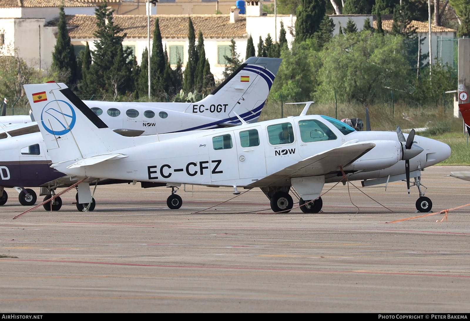Aircraft Photo of EC-CFZ | Beech 58 Baron | Euroairlines | AirHistory.net #871075