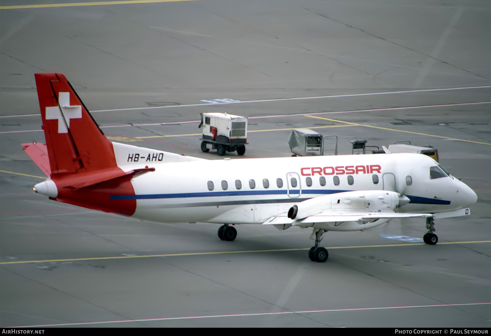 Aircraft Photo of HB-AHO | Saab 340A | Crossair | AirHistory.net #871092