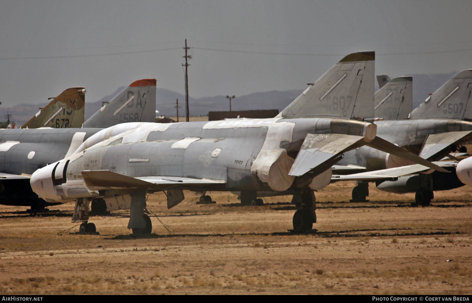 Aircraft Photo of 68-0607 / AF68-607 | McDonnell Douglas RF-4C Phantom II | USA - Air Force | AirHistory.net #871116
