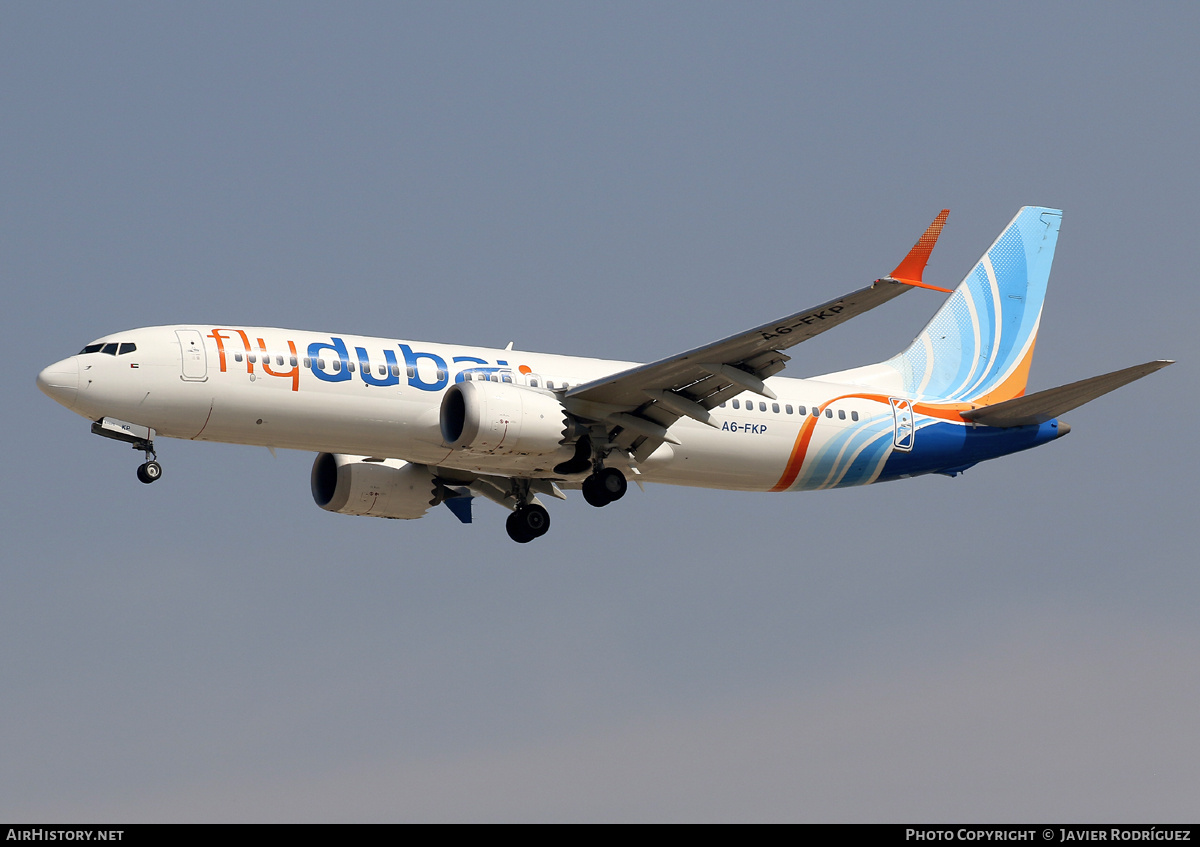 Aircraft Photo of A6-FKP | Boeing 737-8 Max 8 | Flydubai | AirHistory.net #871140