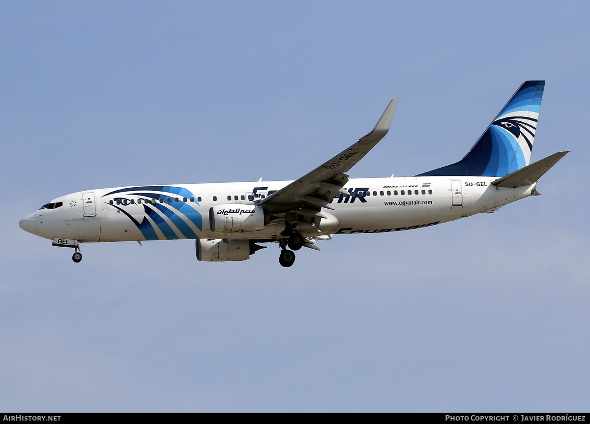 Aircraft Photo of SU-GEL | Boeing 737-800 | EgyptAir | AirHistory.net #871175