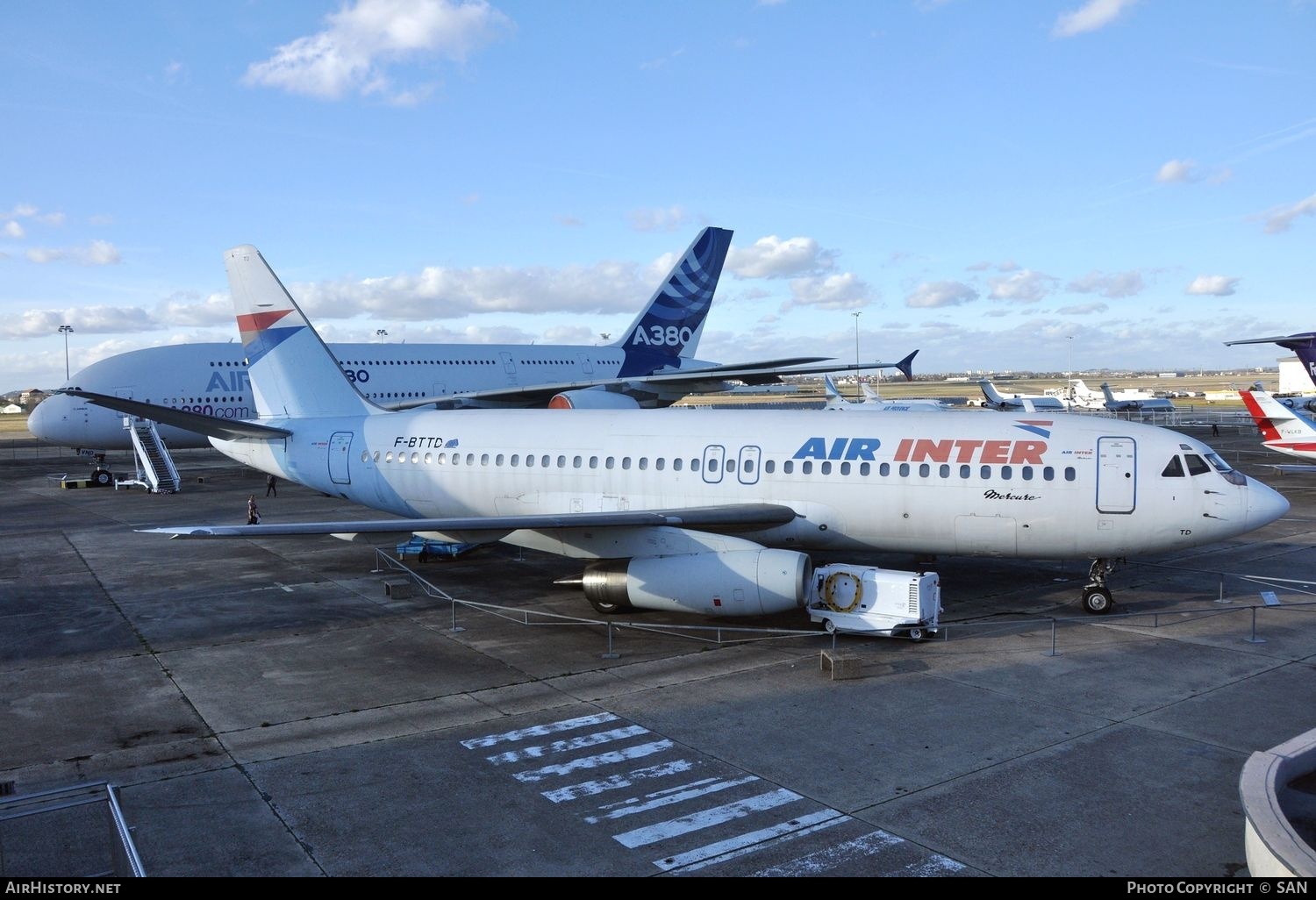 Aircraft Photo of F-BTTD | Dassault Mercure 100 | Air Inter | AirHistory.net #871186