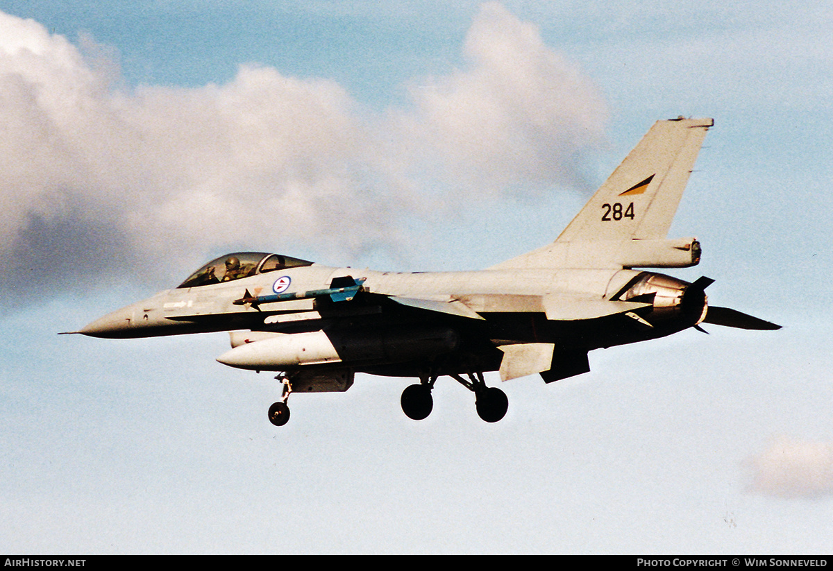 Aircraft Photo of 284 | General Dynamics F-16AM Fighting Falcon | Norway - Air Force | AirHistory.net #871214