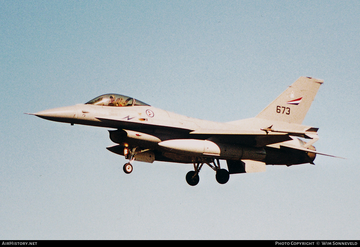 Aircraft Photo of 673 | General Dynamics F-16AM Fighting Falcon | Norway - Air Force | AirHistory.net #871220