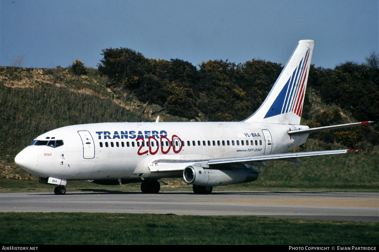 Aircraft Photo of YL-BAA | Boeing 737-236/Adv | Transaero Airlines | AirHistory.net #871222