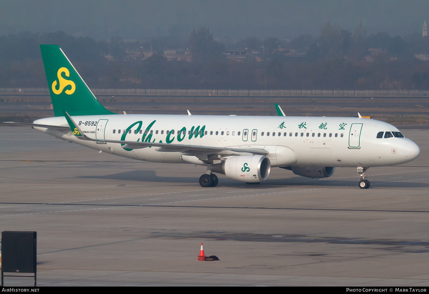 Aircraft Photo of B-8592 | Airbus A320-214 | Spring Airlines | AirHistory.net #871256