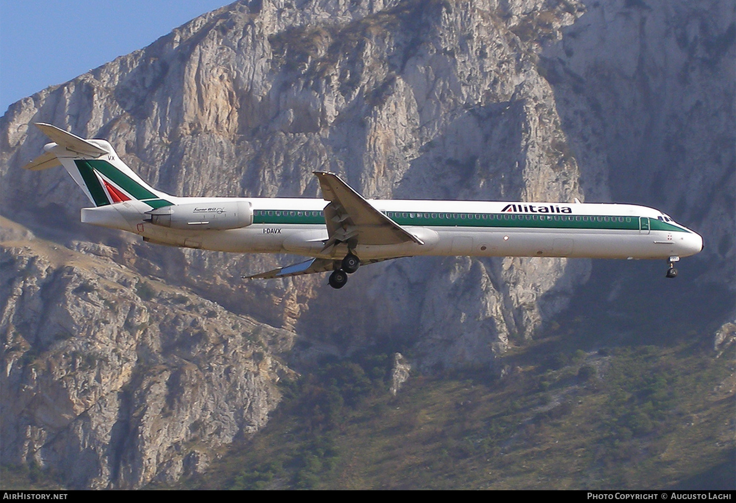 Aircraft Photo of I-DAVX | McDonnell Douglas MD-82 (DC-9-82) | Alitalia | AirHistory.net #871275