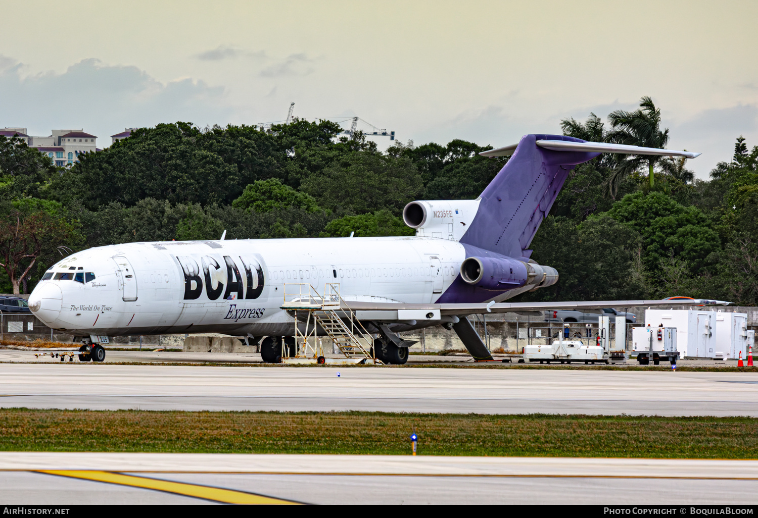 Aircraft Photo of N235FE | Boeing 727-247/Adv(F) | BCAD - Broward County Aviation Department | AirHistory.net #871290