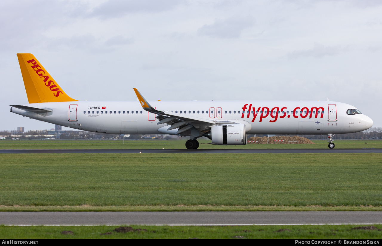 Aircraft Photo of TC-RFS | Airbus A321-251NX | Pegasus Airlines | AirHistory.net #871293