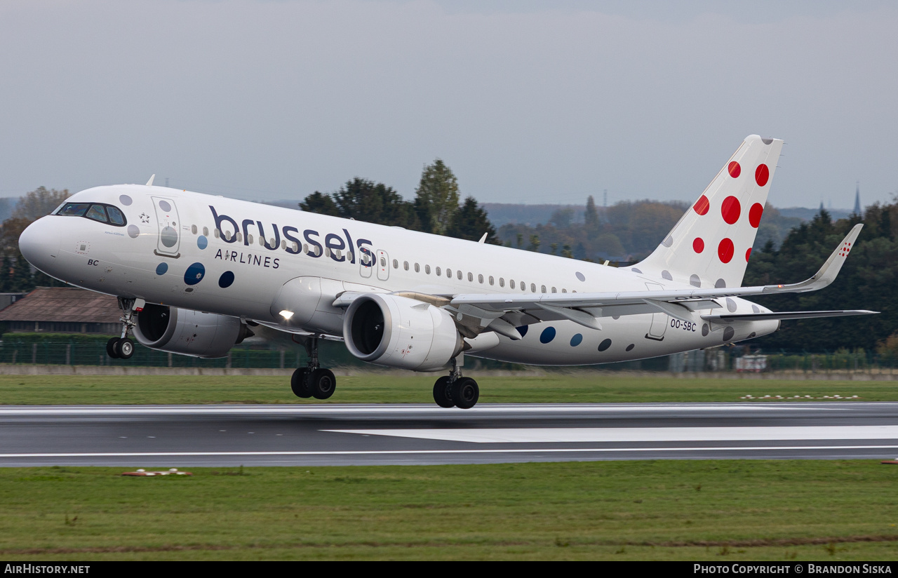 Aircraft Photo of OO-SBC | Airbus A320-251N | Brussels Airlines | AirHistory.net #871294
