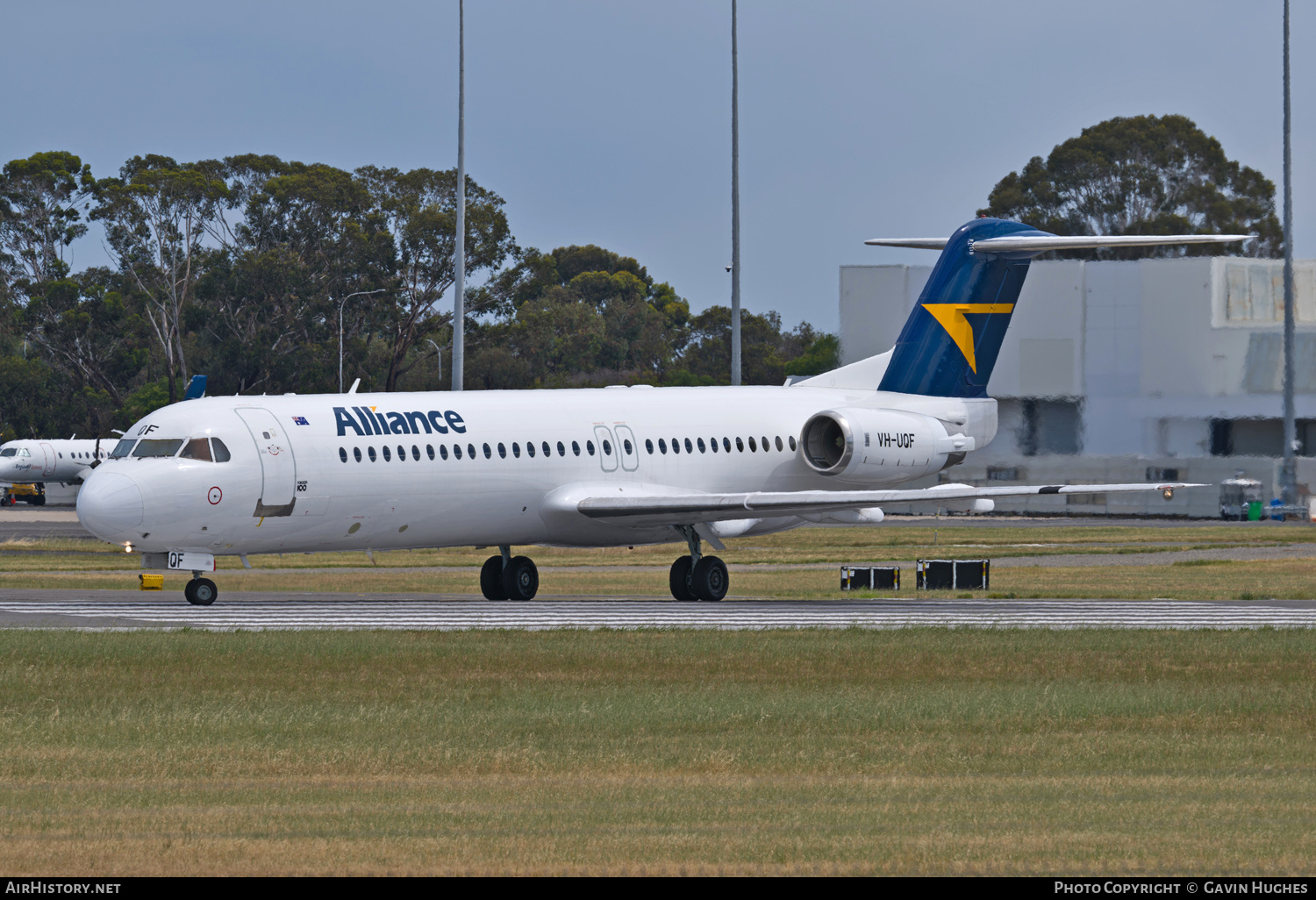Aircraft Photo of VH-UQF | Fokker 100 (F28-0100) | Alliance Airlines | AirHistory.net #871326