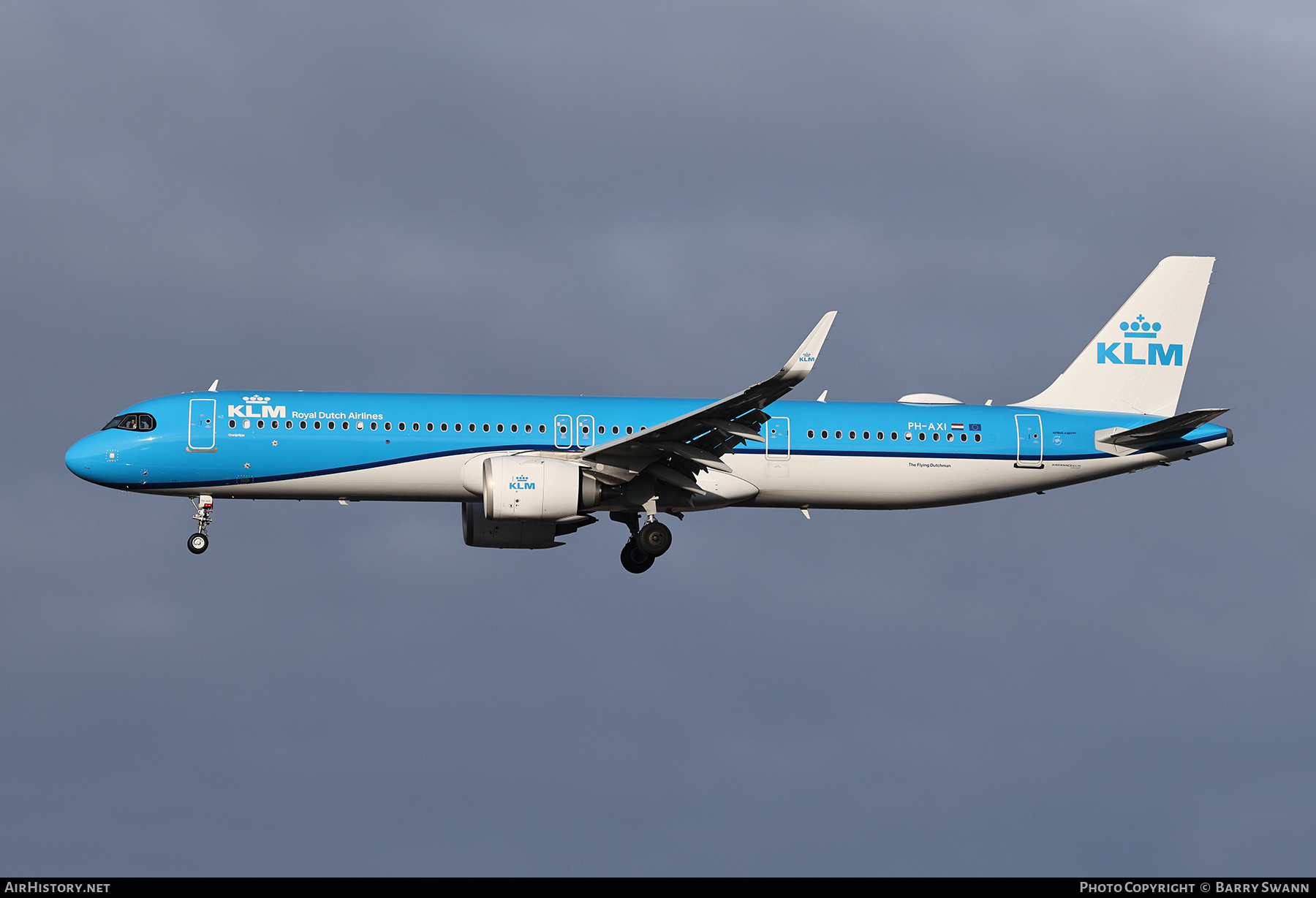 Aircraft Photo of PH-AXI | Airbus A321-252NX | KLM - Royal Dutch Airlines | AirHistory.net #871357
