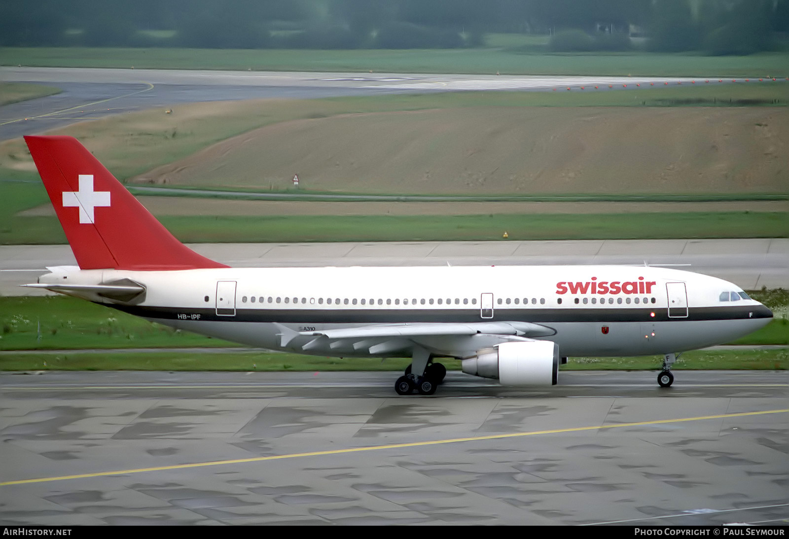 Aircraft Photo of HB-IPF | Airbus A310-322 | Swissair | AirHistory.net #871358