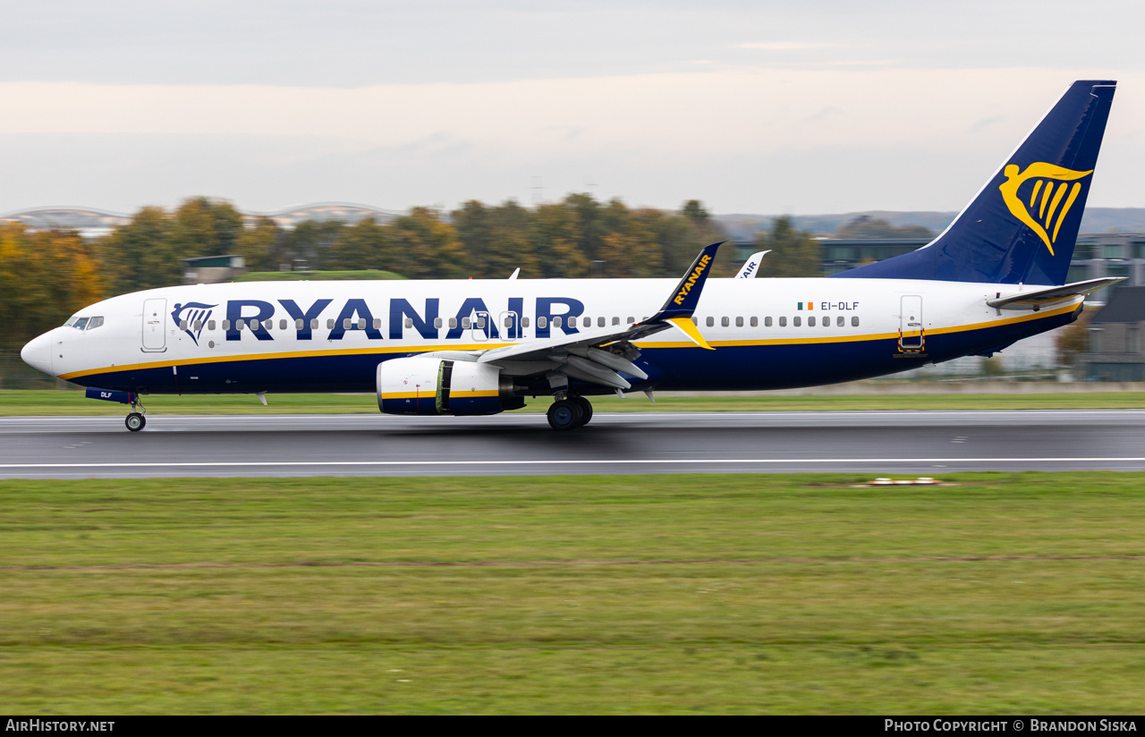 Aircraft Photo of EI-DLF | Boeing 737-8AS | Ryanair | AirHistory.net #871401