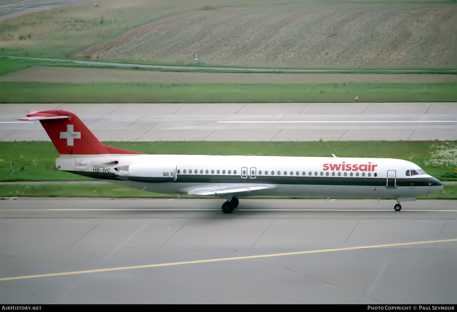 Aircraft Photo of HB-IVC | Fokker 100 (F28-0100) | Swissair | AirHistory.net #871420