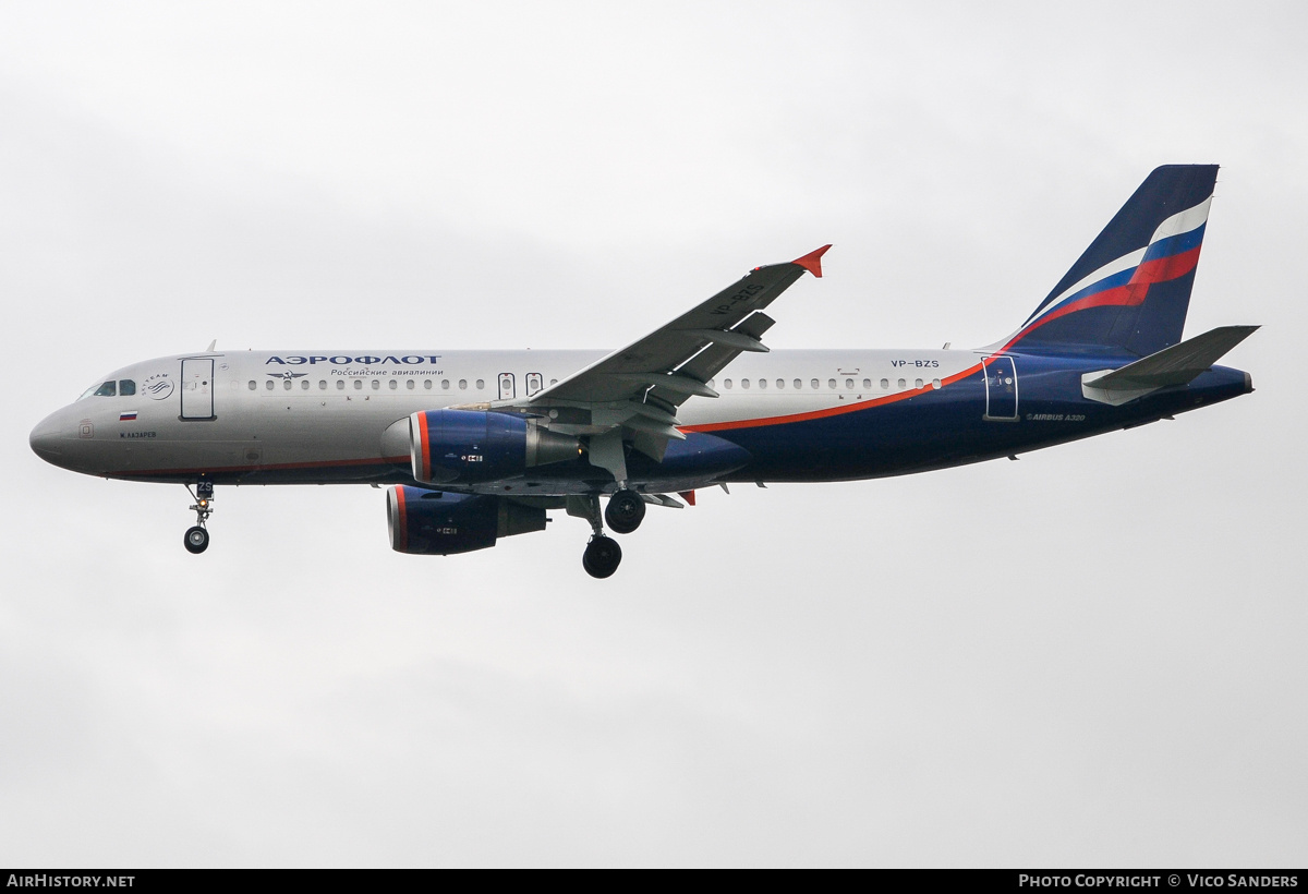 Aircraft Photo of VP-BZS | Airbus A320-214 | Aeroflot - Russian Airlines | AirHistory.net #871423