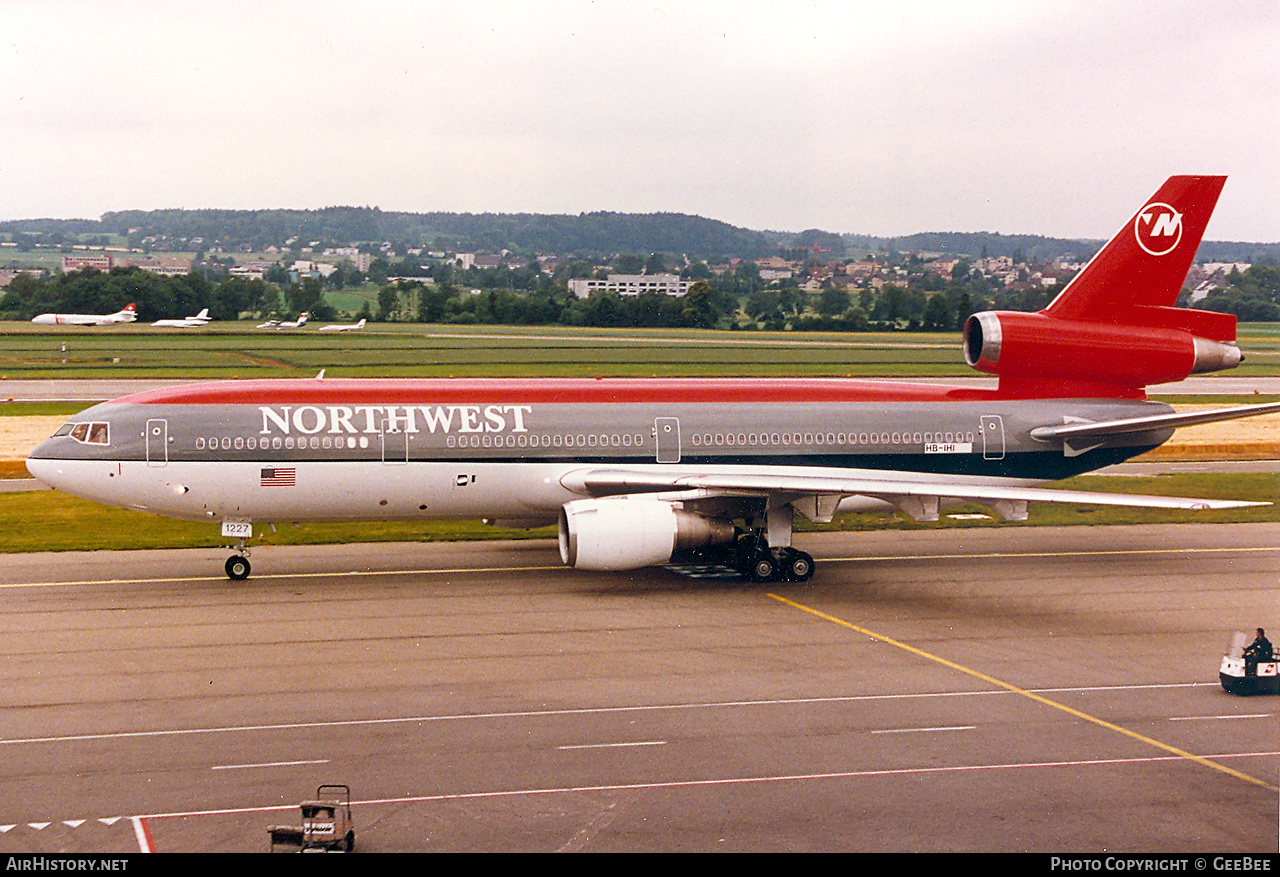 Aircraft Photo of HB-IHI | McDonnell Douglas DC-10-30/ER | Northwest Orient Airlines | AirHistory.net #871442