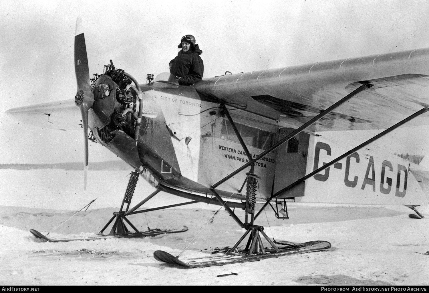 Aircraft Photo of G-CAGD | Fokker Universal | Western Canada Airways | AirHistory.net #871477