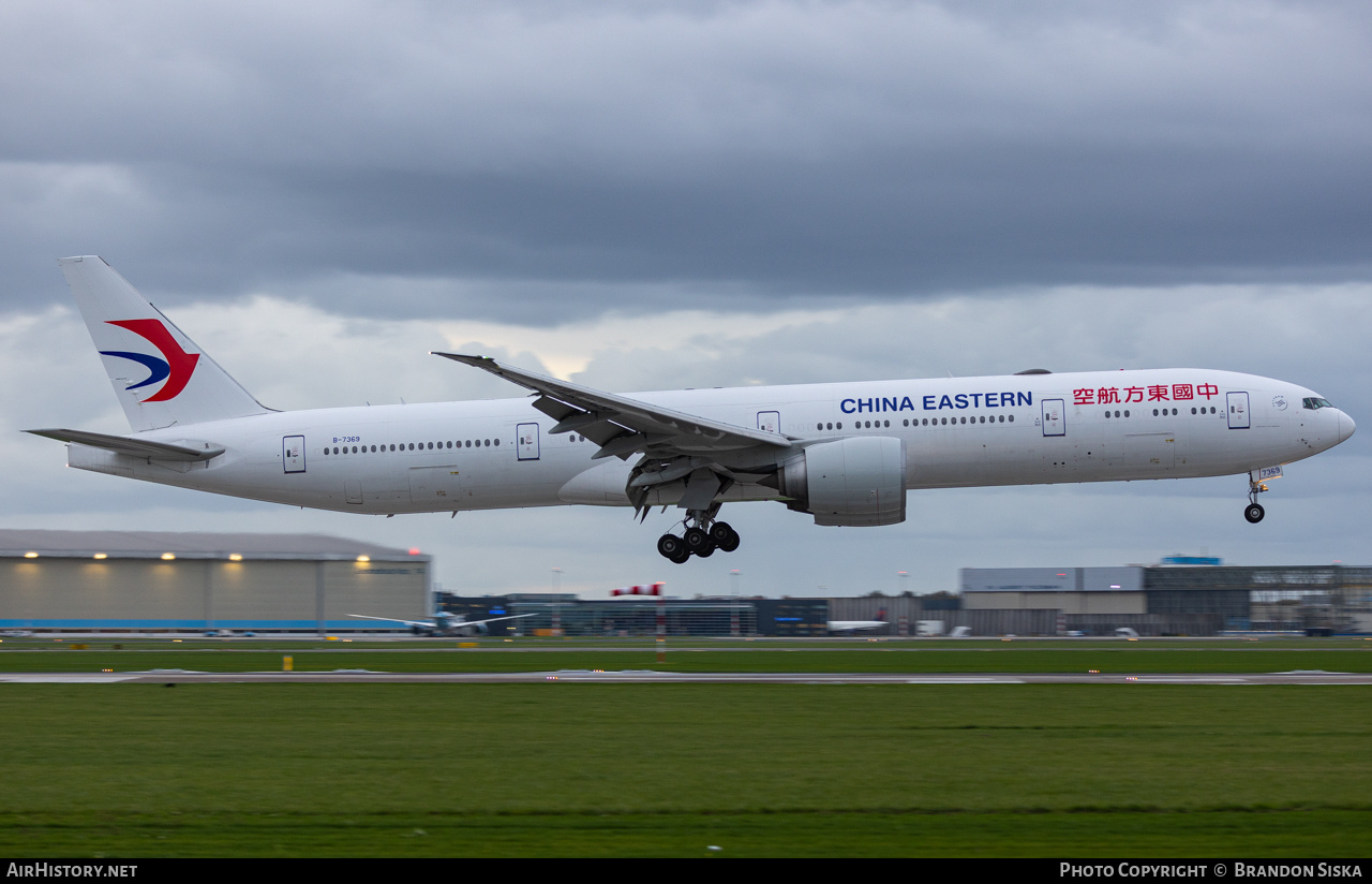 Aircraft Photo of B-7369 | Boeing 777-39P/ER | China Eastern Airlines | AirHistory.net #871483
