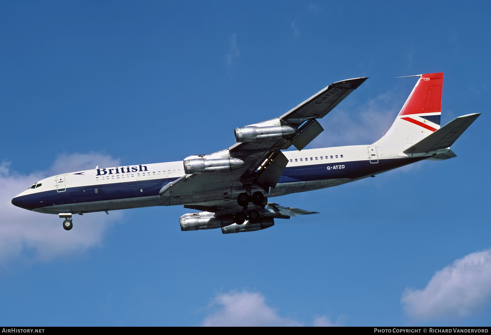 Aircraft Photo of G-ATZD | Boeing 707-365C | British Airways | AirHistory.net #871493