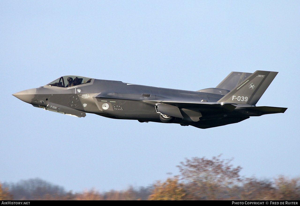 Aircraft Photo of F-039 | Lockheed Martin F-35A Lightning II | Netherlands - Air Force | AirHistory.net #871501