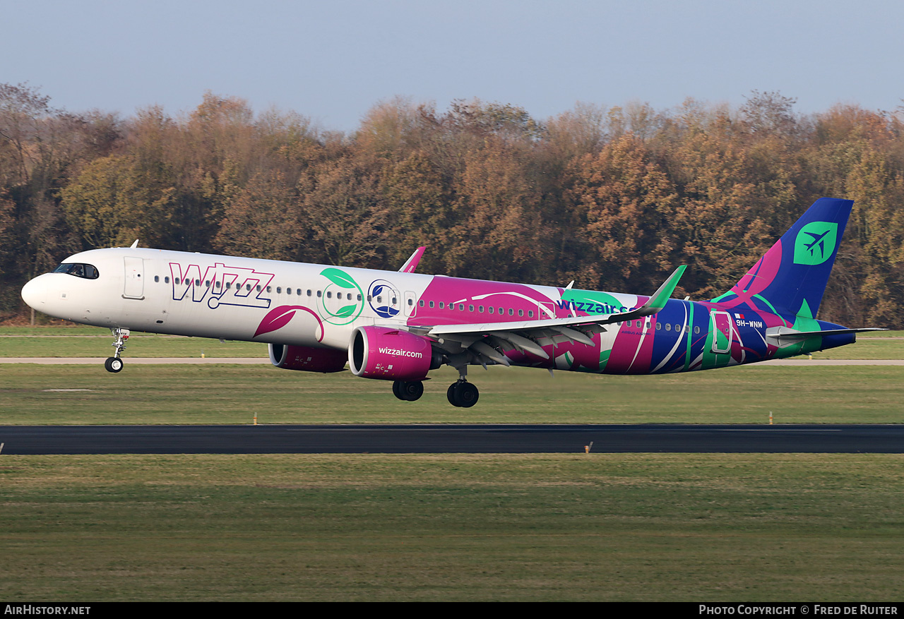 Aircraft Photo of 9H-WNM | Airbus A321-271NX | Wizz Air | AirHistory.net #871518