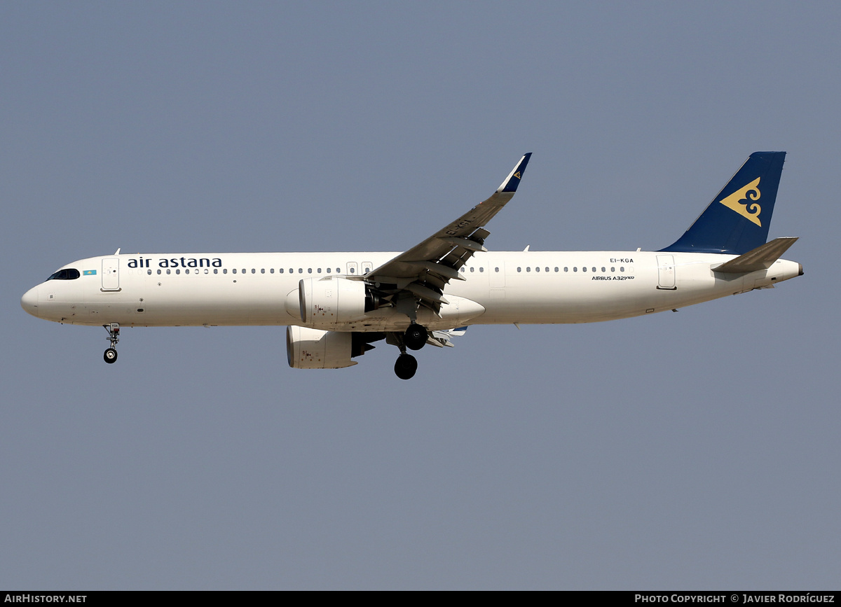 Aircraft Photo of EI-KGA | Airbus A321-271NX | Air Astana | AirHistory.net #871603