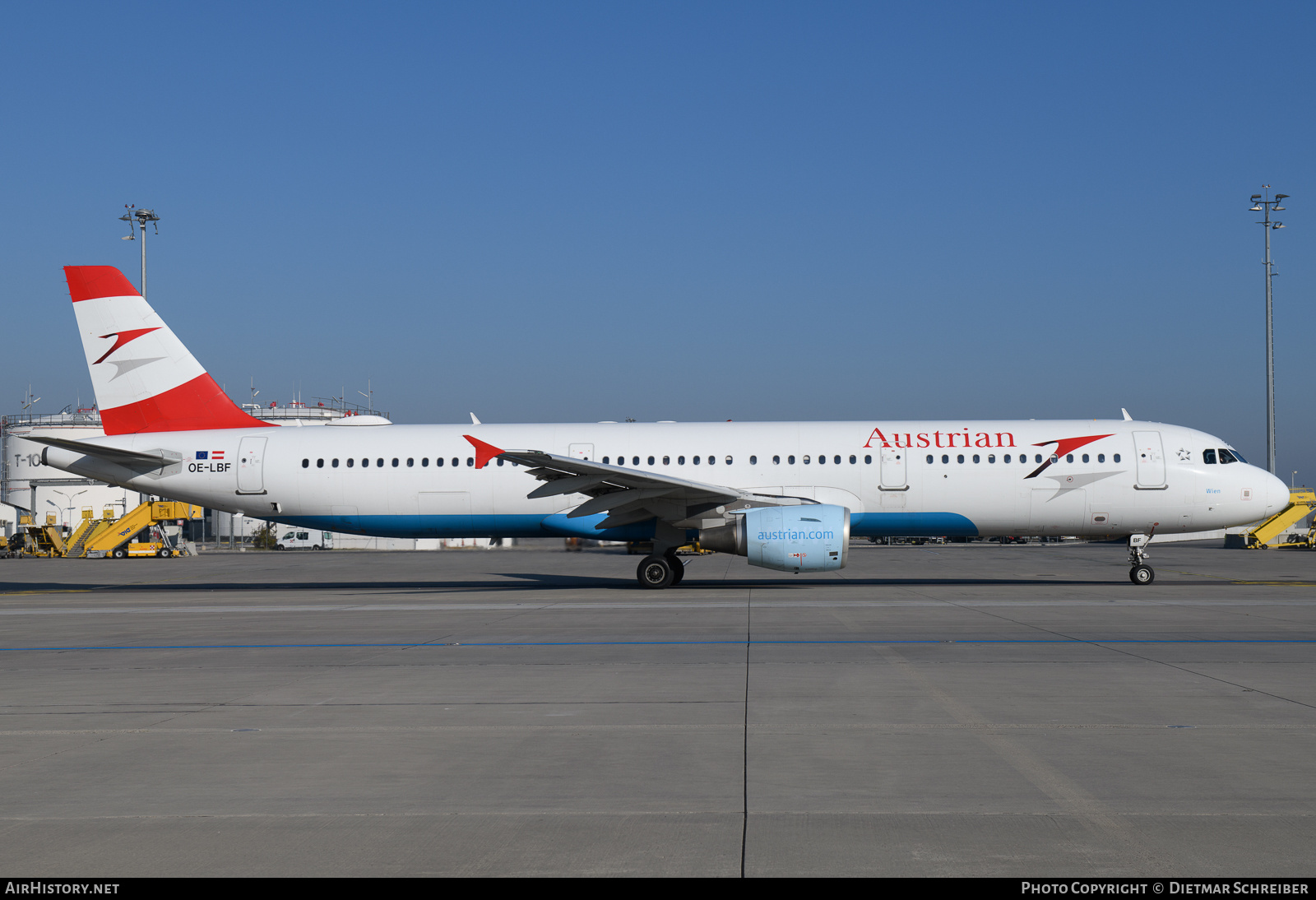 Aircraft Photo of OE-LBF | Airbus A321-211 | Austrian Airlines | AirHistory.net #871630