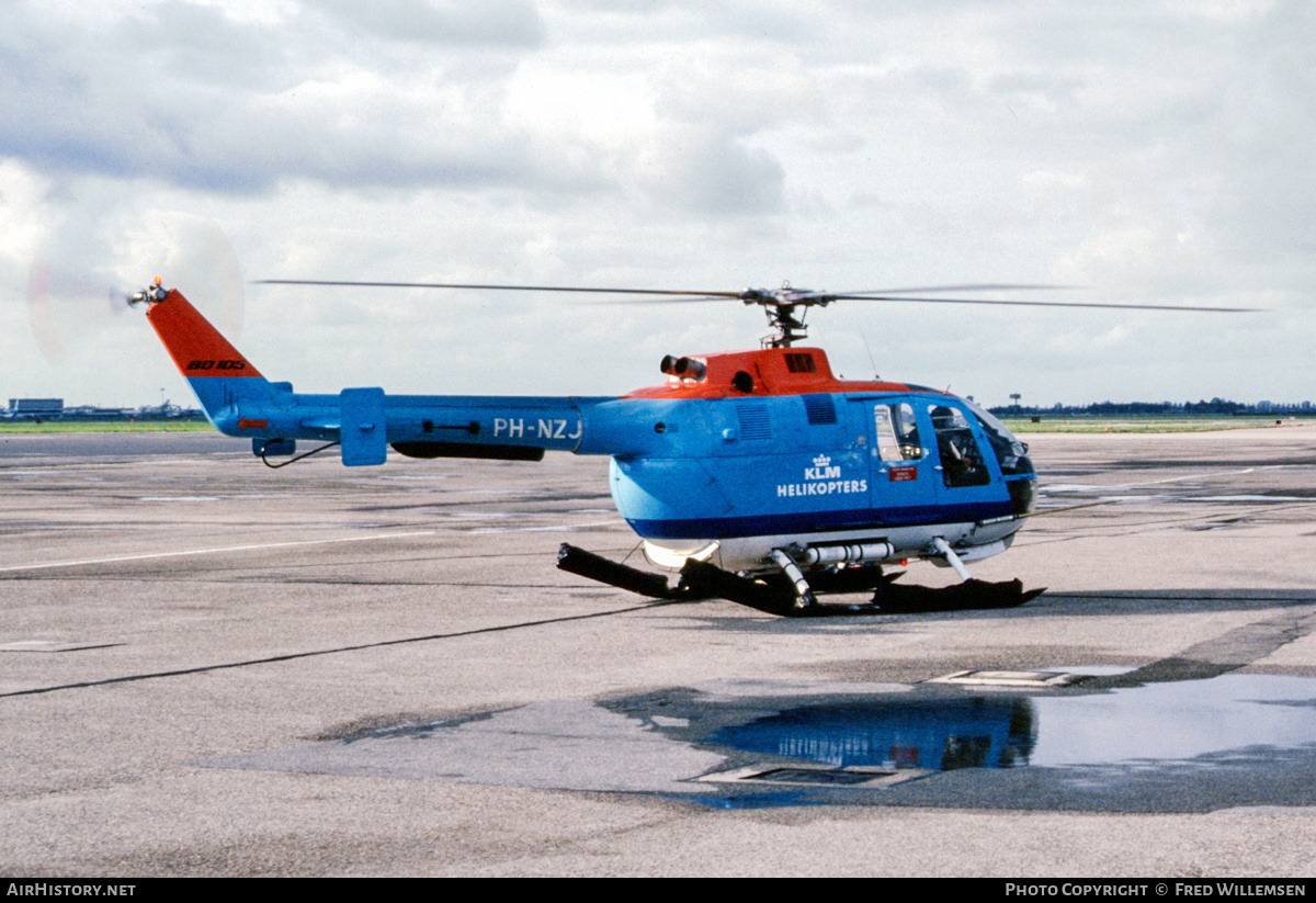 Aircraft Photo of PH-NZJ | MBB BO-105D | KLM Helikopters | AirHistory.net #871743