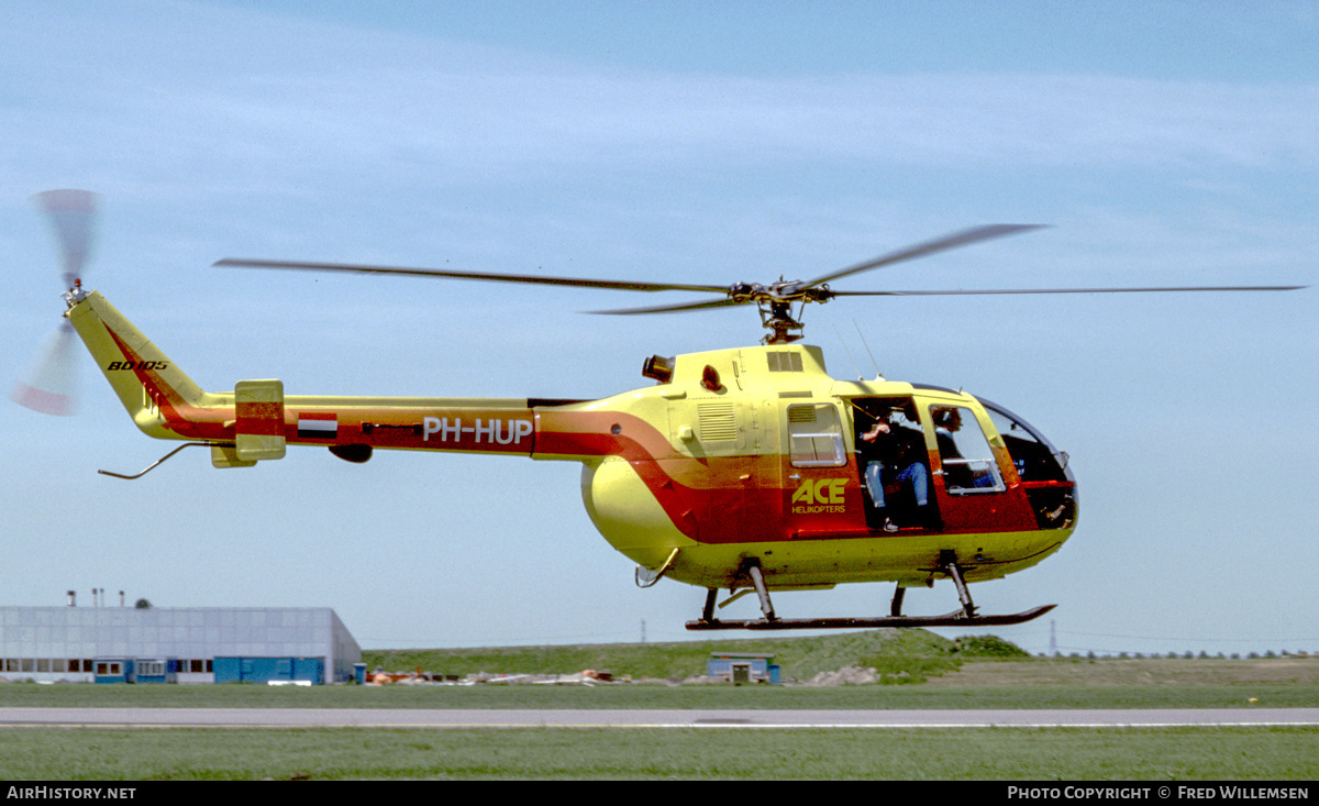 Aircraft Photo of PH-HUP | MBB BO-105C | ACE Helikopters | AirHistory.net #871747