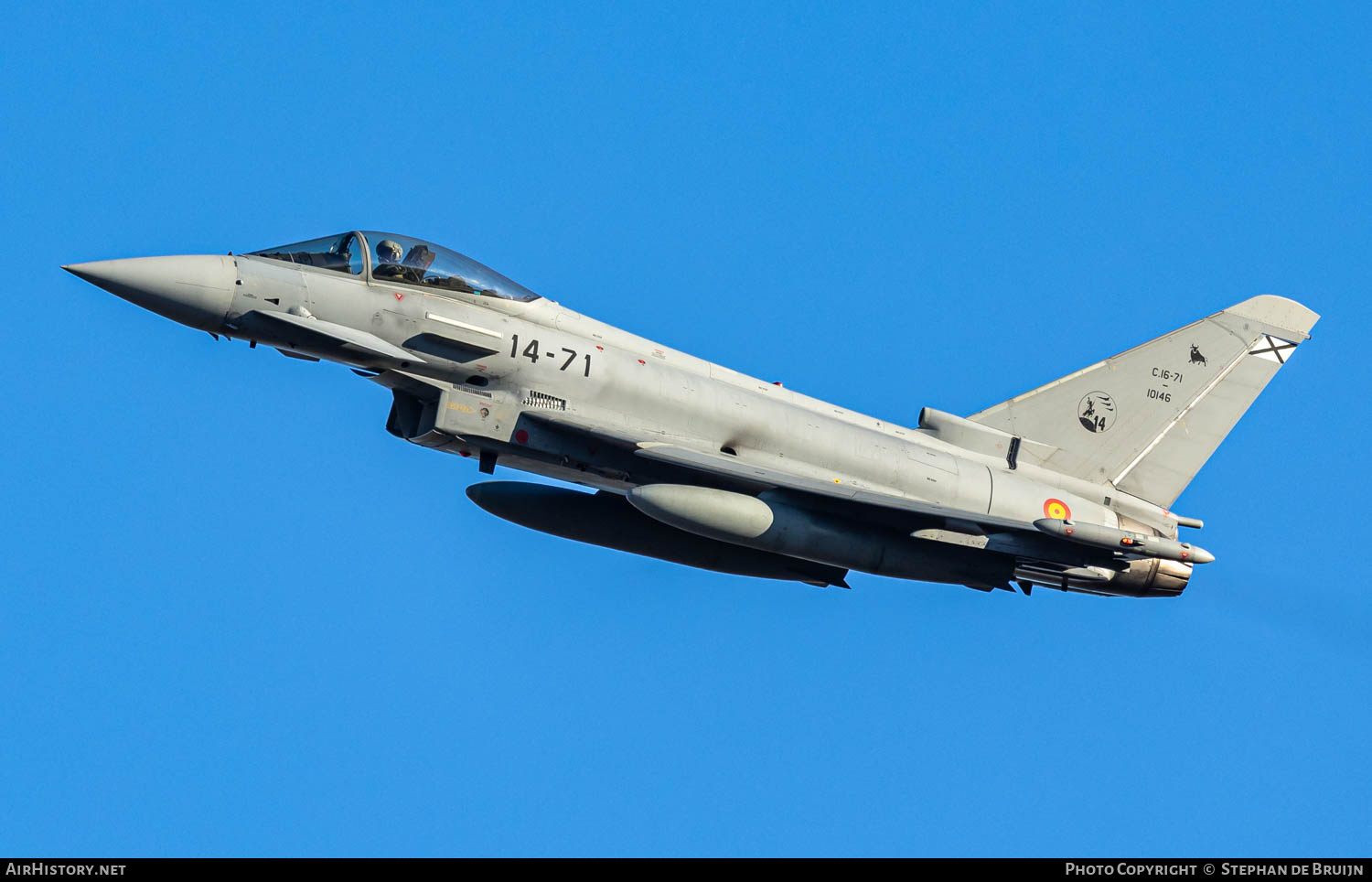 Aircraft Photo of C.16-71 / 10146 | Eurofighter EF-2000 Typhoon S | Spain - Air Force | AirHistory.net #871750