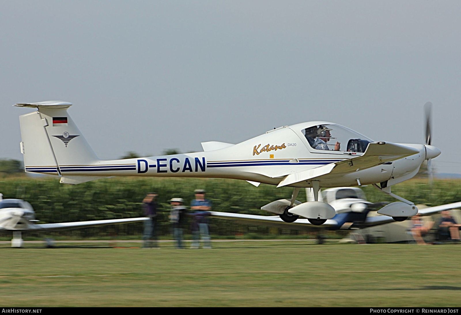 Aircraft Photo of D-ECAN | Diamond DA20A-1 Katana | Aeroclub 1977 Reichelsheim | AirHistory.net #871777