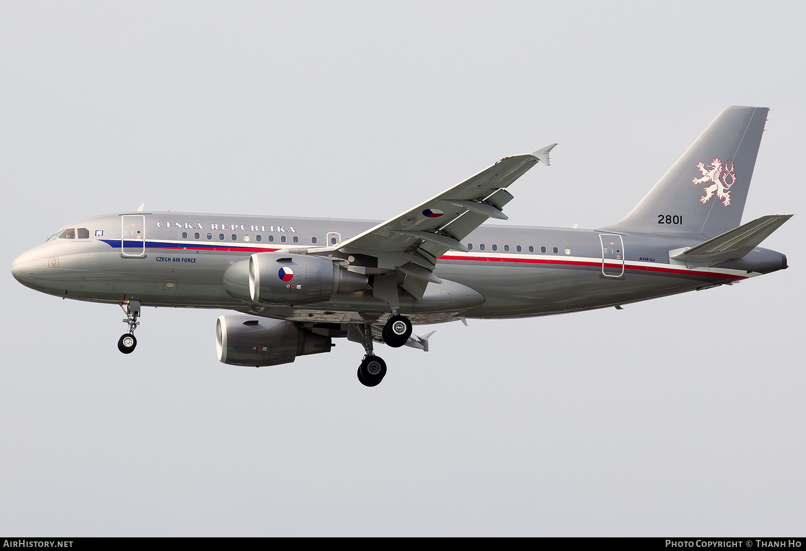 Aircraft Photo of 2801 | Airbus ACJ319 (A319-115/CJ) | Czechia - Air Force | AirHistory.net #871787