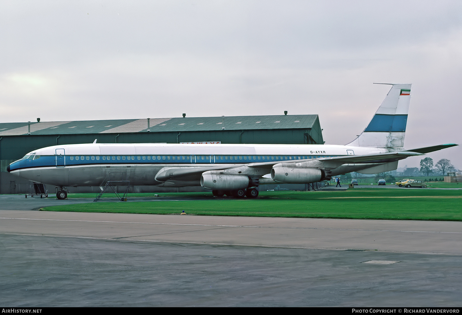 Aircraft Photo of G-AYXR | Boeing 707-321(F) | Kuwait Airways | AirHistory.net #871815