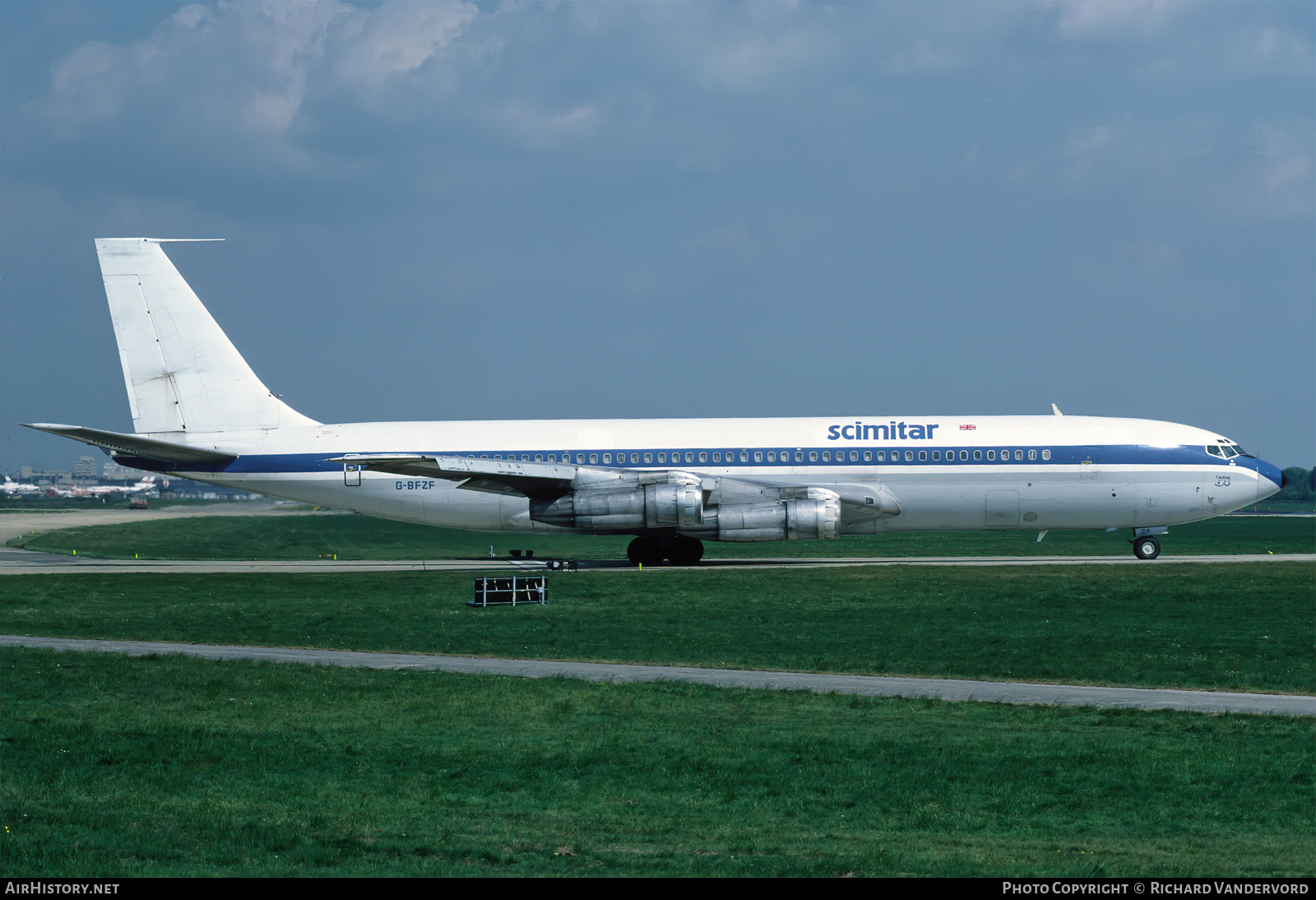 Aircraft Photo of G-BFZF | Boeing 707-321C | Scimitar Airlines | AirHistory.net #871870