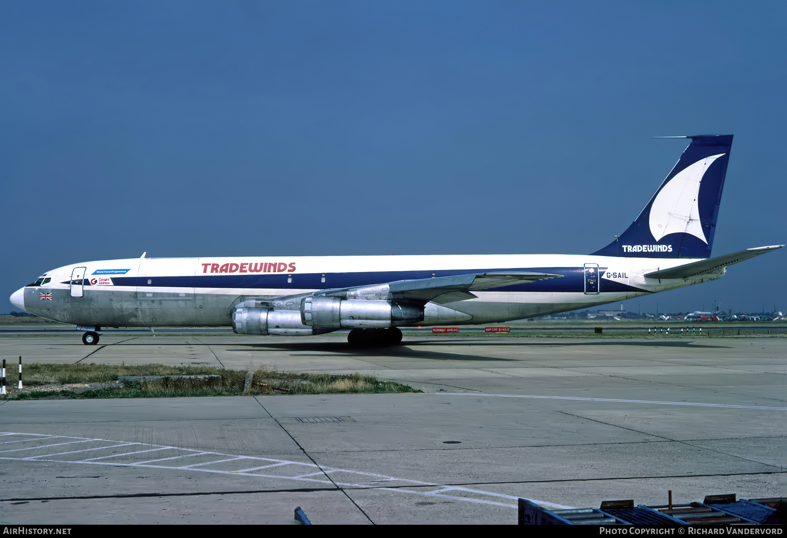 Aircraft Photo of G-SAIL | Boeing 707-323C | Tradewinds Airways | AirHistory.net #871919