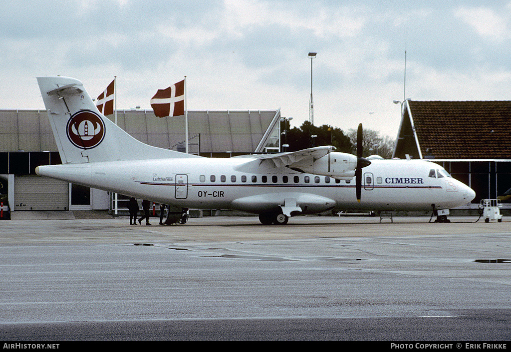 Aircraft Photo of OY-CIR | ATR ATR-42-300 | Cimber Air | AirHistory.net #871925