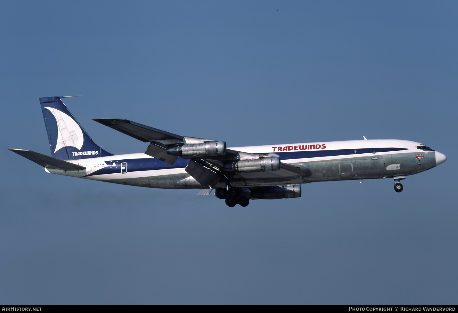 Aircraft Photo of G-SAIL | Boeing 707-323C | Tradewinds Airways | AirHistory.net #871954