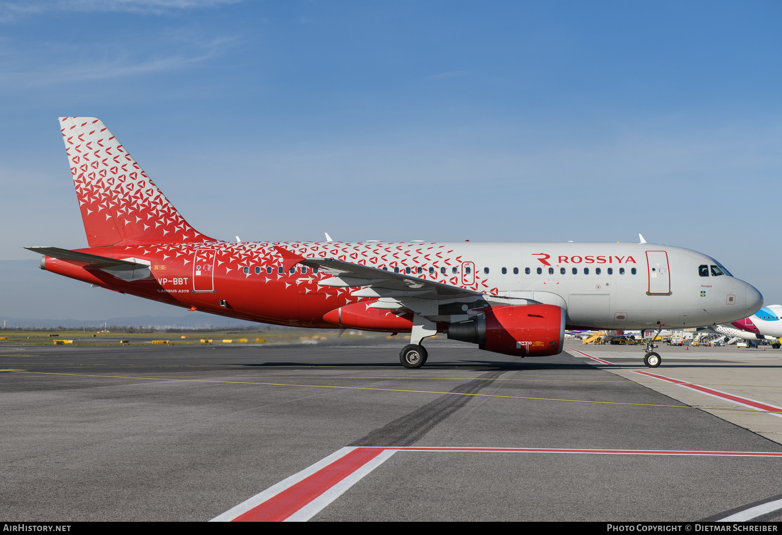 Aircraft Photo of VP-BBT | Airbus A319-112 | Rossiya - Russian Airlines | AirHistory.net #871979