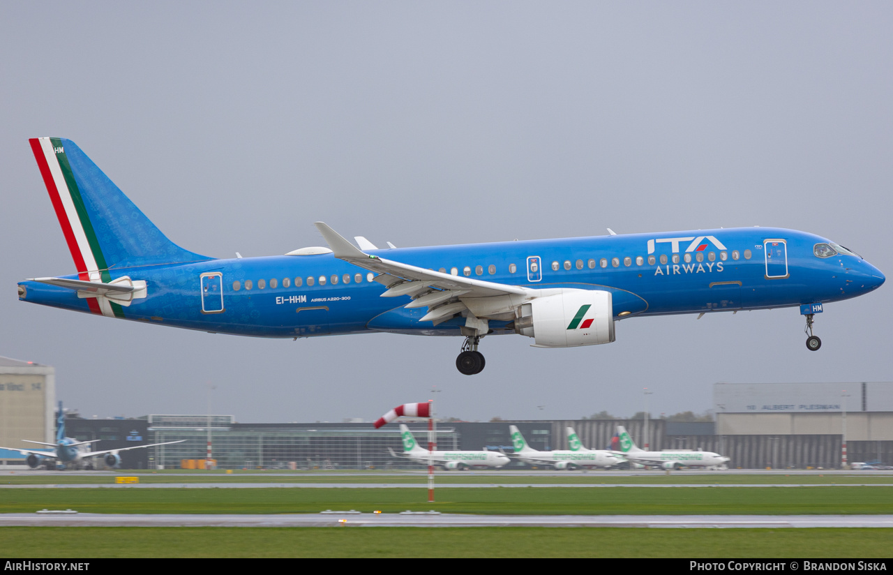 Aircraft Photo of EI-HHM | Airbus A220-300 (BD-500-1A11) | ITA Airways | AirHistory.net #872036