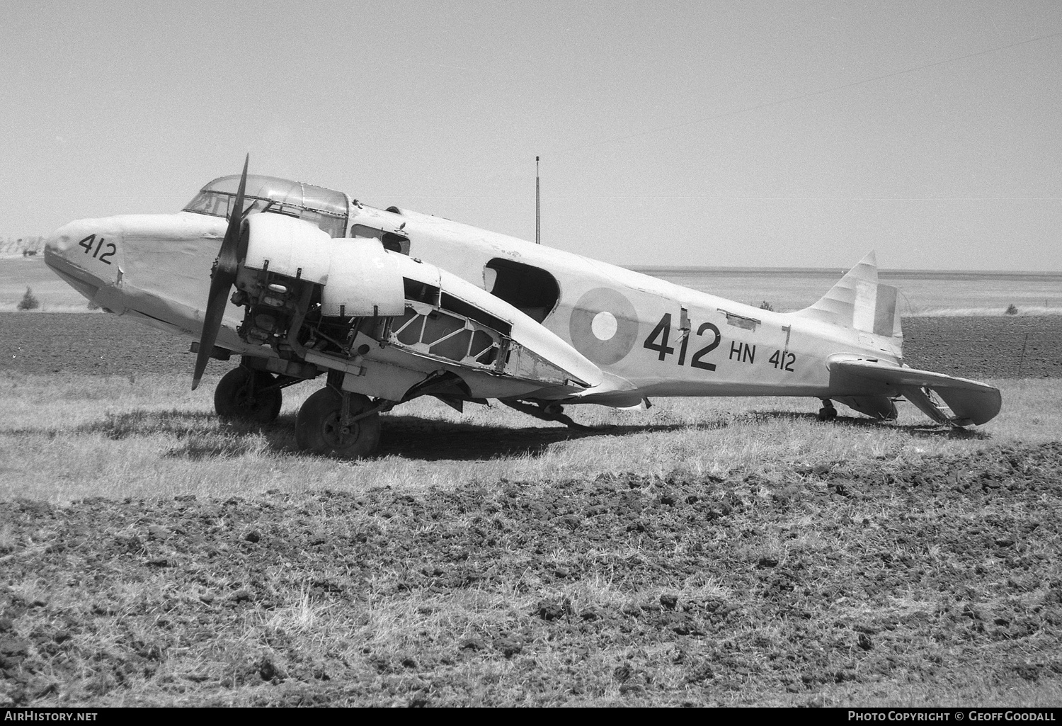 Aircraft Photo of HN412 | Airspeed AS-10 Oxford I | Australia - Air Force | AirHistory.net #872097
