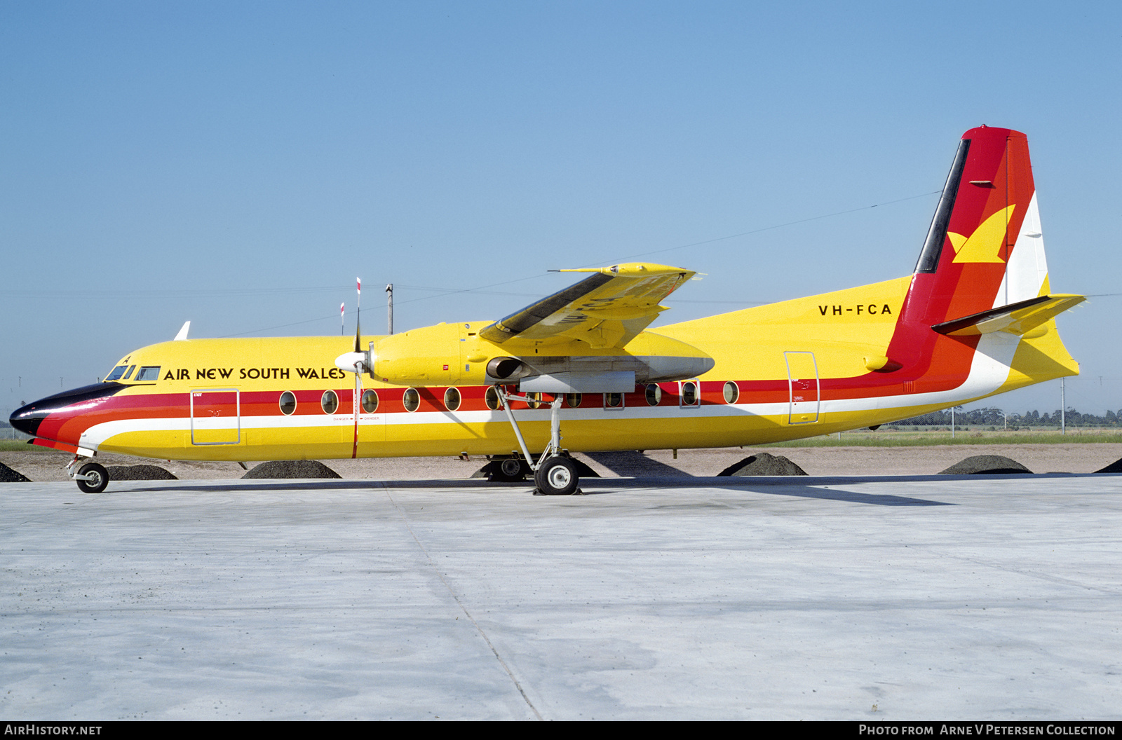 Aircraft Photo of VH-FCA | Fokker F27-500F Friendship | Air New South Wales | AirHistory.net #872120